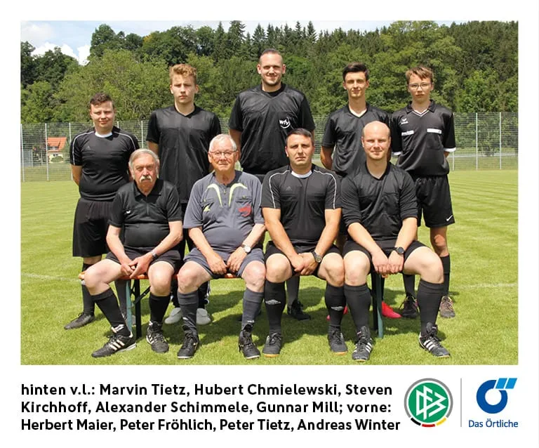 Tietz, Chmielewski, Kirchhoff, Schimmele, Mill, Maier, Fröhlich, Tietz, Winter